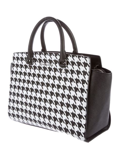 michael kors houndstooth purse|macy's Michael Kors bags.